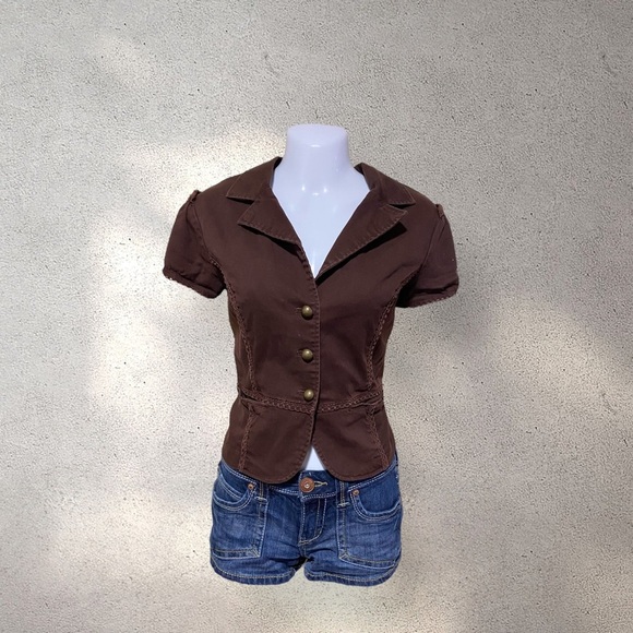 !! SOLD DO NOT BUY !! FANG Brown Vest - Picture 1 of 4